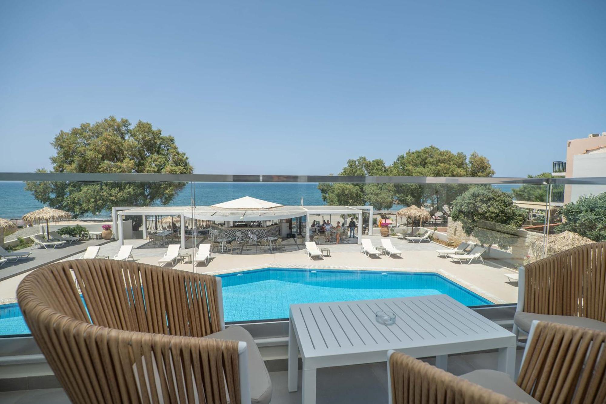 Alexia Beach Hotel Ajía Marína Kültér fotó